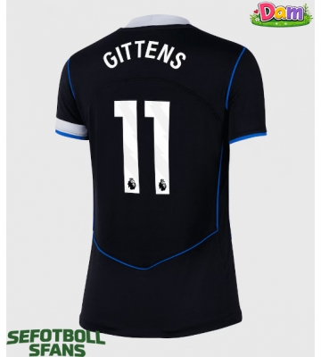 Chelsea Jamie Gittens #11 Tredje Tröja Kvinnor 2025-26 Kortärmad